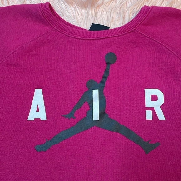 Air Jordan Youth Pink Crewneck Sweatshirt Size Large (12-13‎ years) - Picture 2 of 6